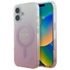 Guess GUHMP16SHGRCELP iPhone 16 6.1 różowy/pink hardcase IML Glitter Gradient MagSafe
